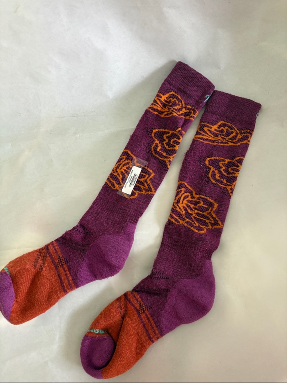 Smartwool Women's Ski Full Cushion Pattern OTC Socks size medium like new